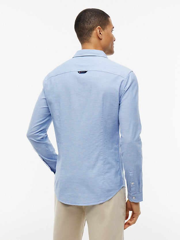 Stretch Oxford Cotton Slim Fit Shirt