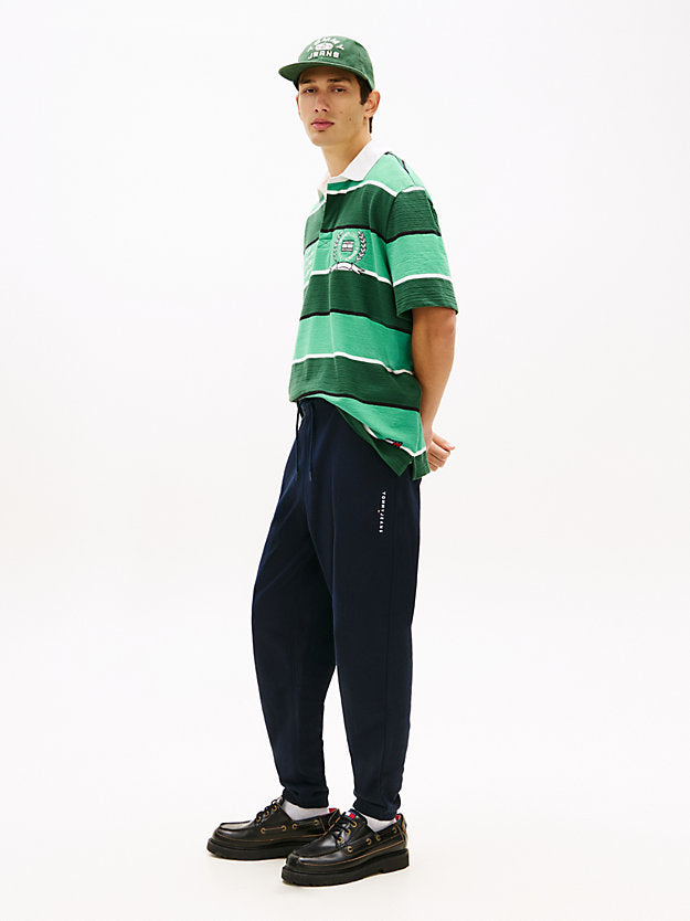 Linear Logo Fleece Drawstring Joggers