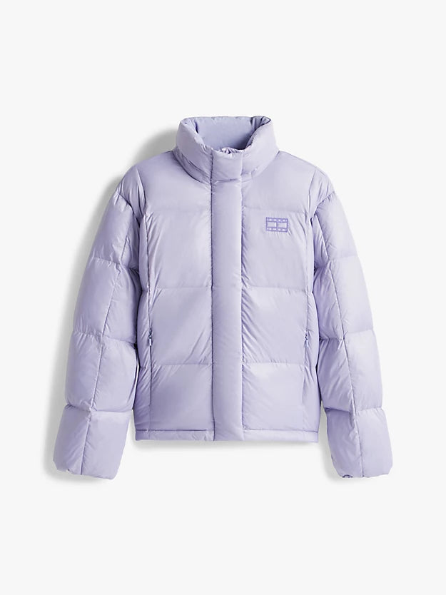 Shiny Quilted Down Alaska Puffer Jacket