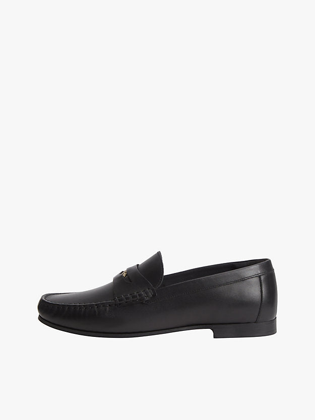 Monogram Leather Penny Loafers