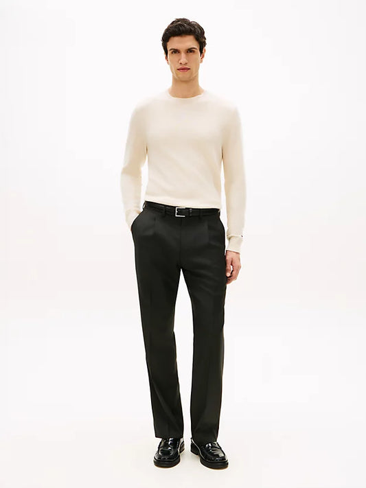 Pure Wool Twill Trousers