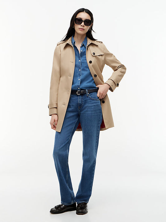Single Breasted Trench Coat