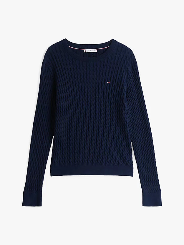 Cable Knit Crew Neck Jumper
