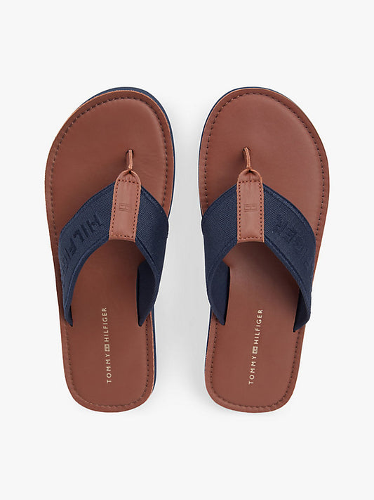 Jacquard Logo Flip-Flops