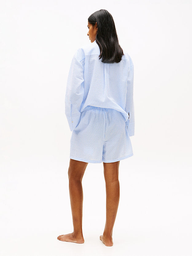Seersucker Cover-Up Shorts