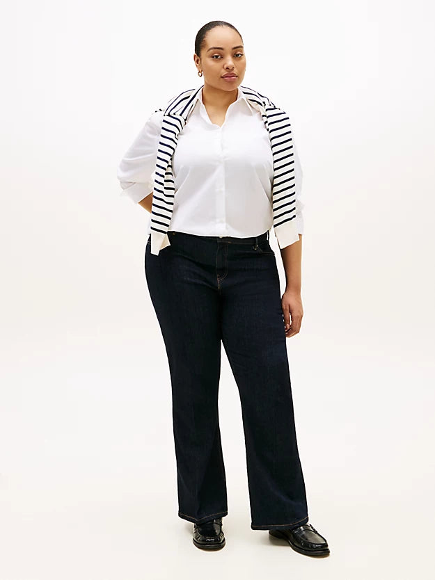 Curve Oversized Fit Logo Embroidery Shirt
