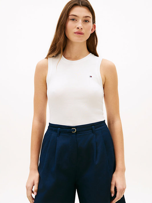 Slim Crew Neck Tank Top