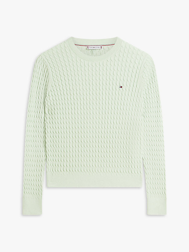Cable Knit Crew Neck Jumper