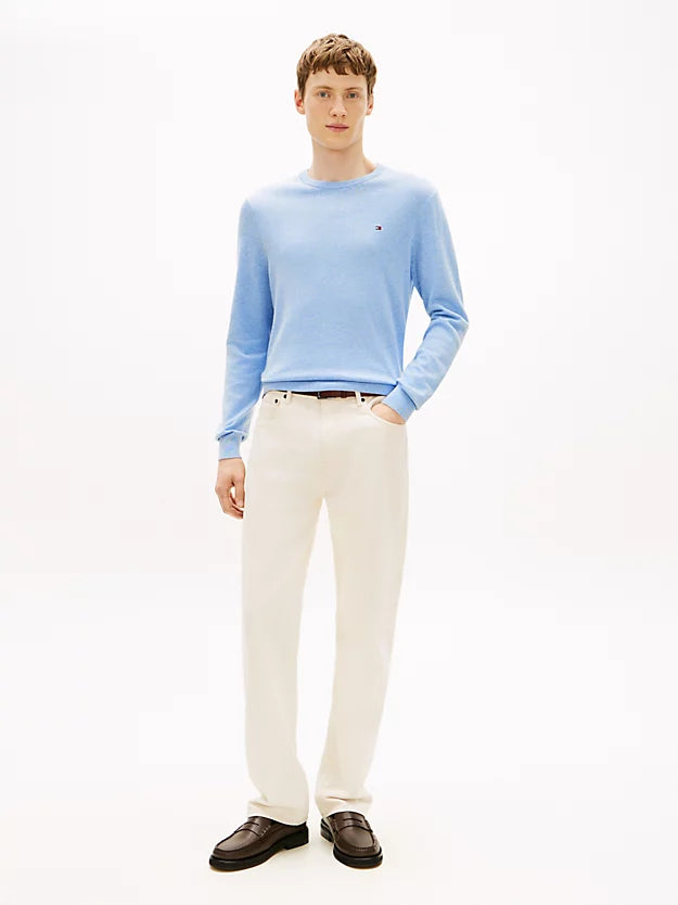 Flag Embroidery Crew Neck Jumper