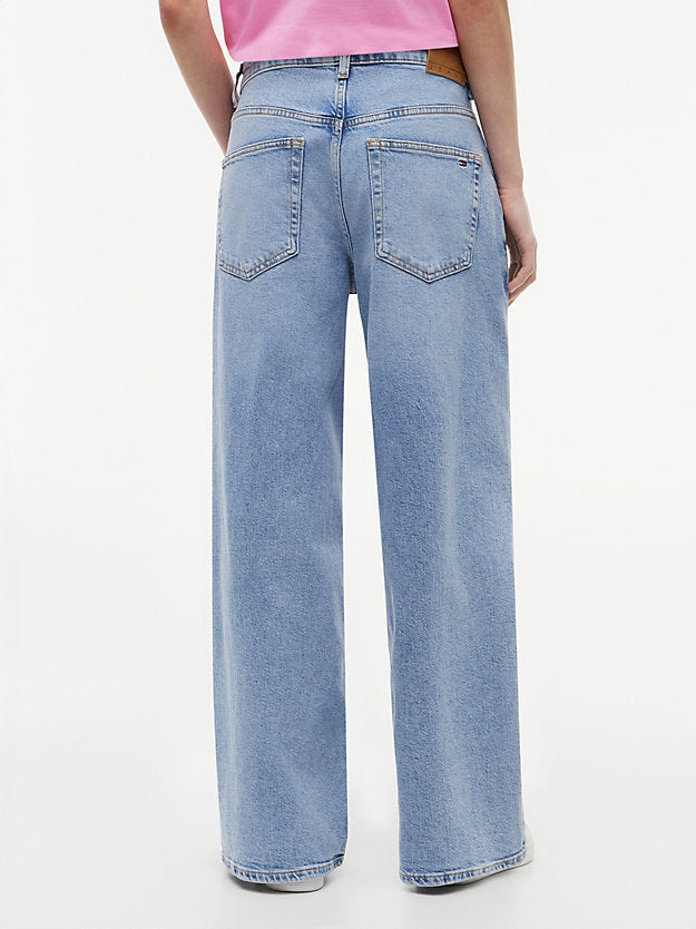 Mid Rise Loose Wide Leg Jeans