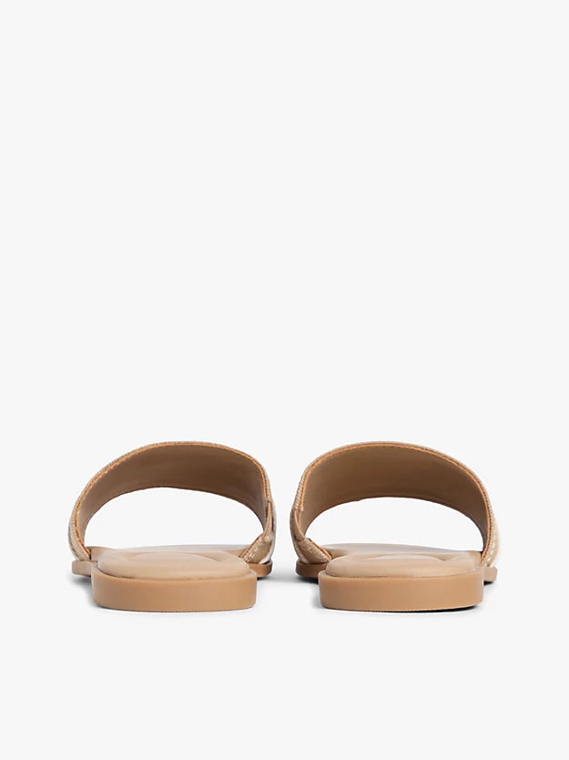 Canvas Denim Webbing Strap Mules