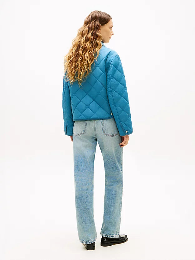 Padded Flag Quilted Water Repellent Jacket