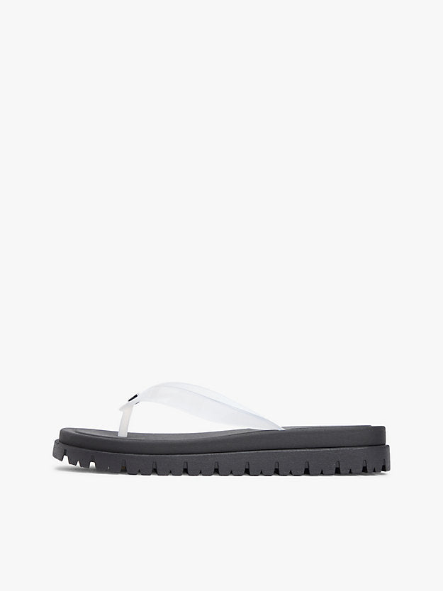 Jelly Cleat Wedge Flip-Flops