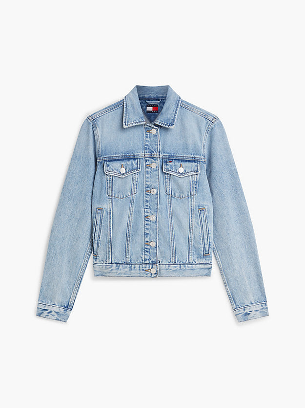 Faded Denim Trucker Jacket