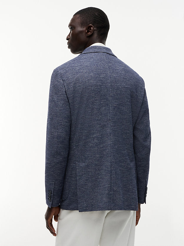 Flex Regular Fit Jersey Single Breasted Blazer