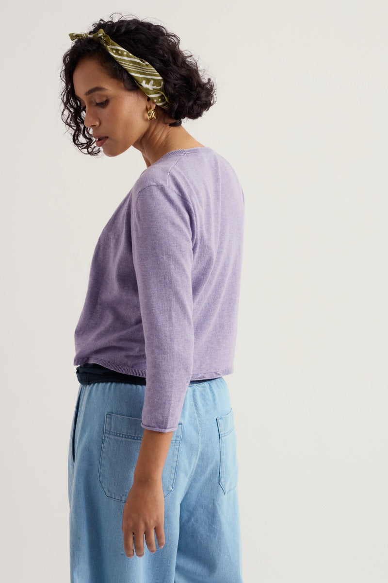 Vanessa Knitted Cardigan in GOTS-Certified Organic Cotton